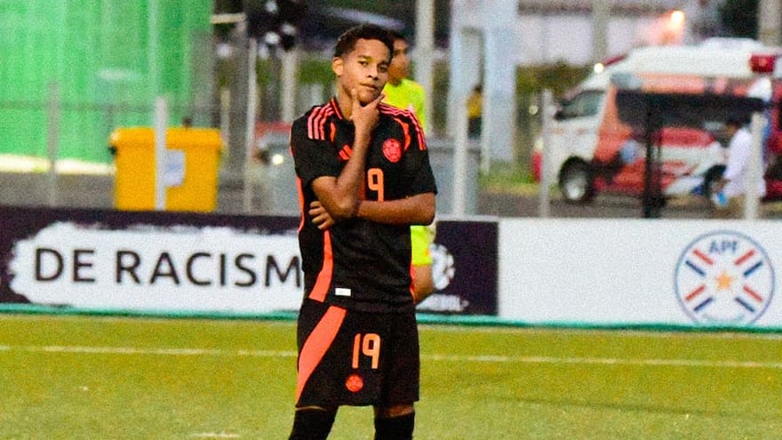 El hijo de Carlos Bacca anota un gol en el triunfo de la selección Colombia sub-15 sobre Perú