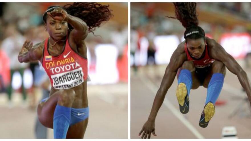 Caterine Ibargüen y Yosiry Urrutia, a la final de salto triple en Mundial de Atletismo Pekín 2015