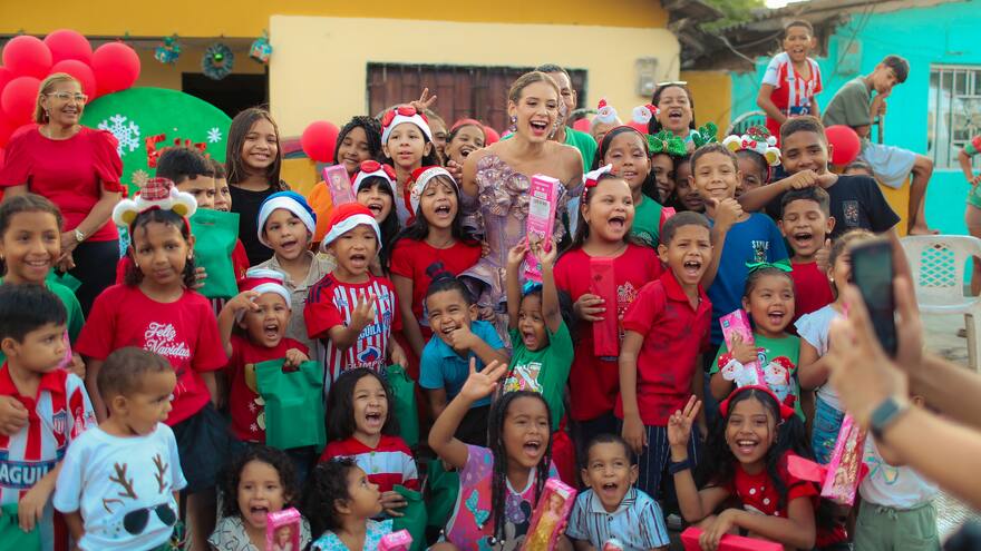 La ‘Navidad Bacana’ de la reina Tatiana, un gesto de amor y solidaridad