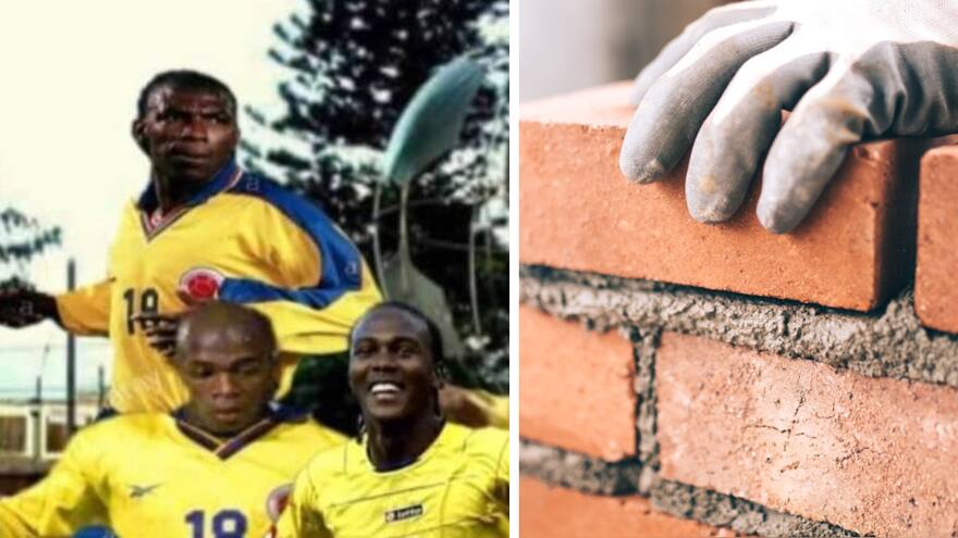 La historia de Arley Dinas: el exjugador de la Selección Colombia que ahora trabaja en una ladrillera