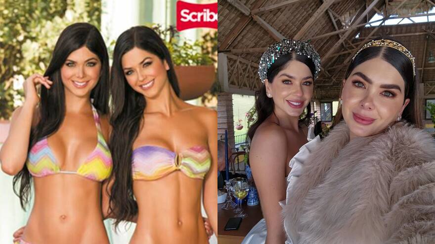 A esto se dedican Mariana y Camila Dávalos, modelos de cuadernos en los 2000