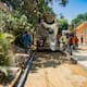 Avanzan obras de pavimentación en el barrio Villa María Selene, en Soledad