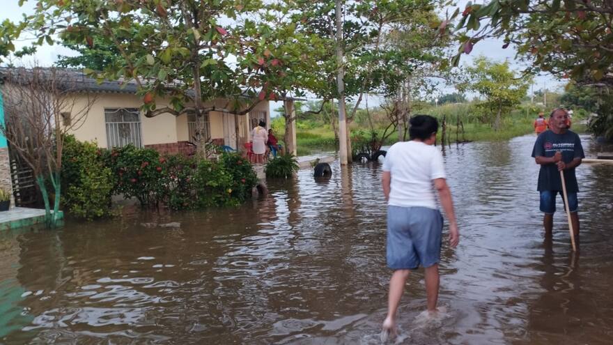 Reportan desborde de laguna en municipios del Atlántico