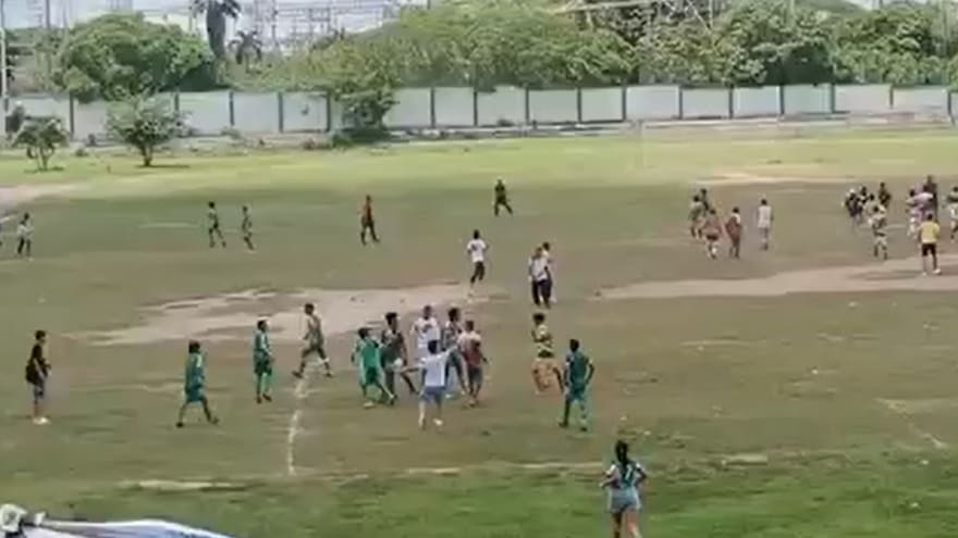 Batalla campal en partido sub-15 en Sabanalarga