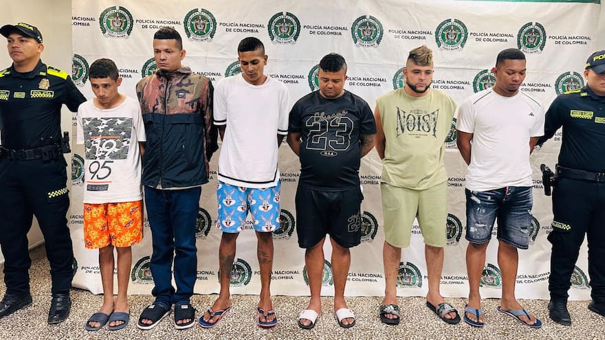 Golpe a ‘Los Costeños’ en Barranquilla: seis capturados y nueve notificados, entre ellos alias Castor y el ‘Negro Ober’