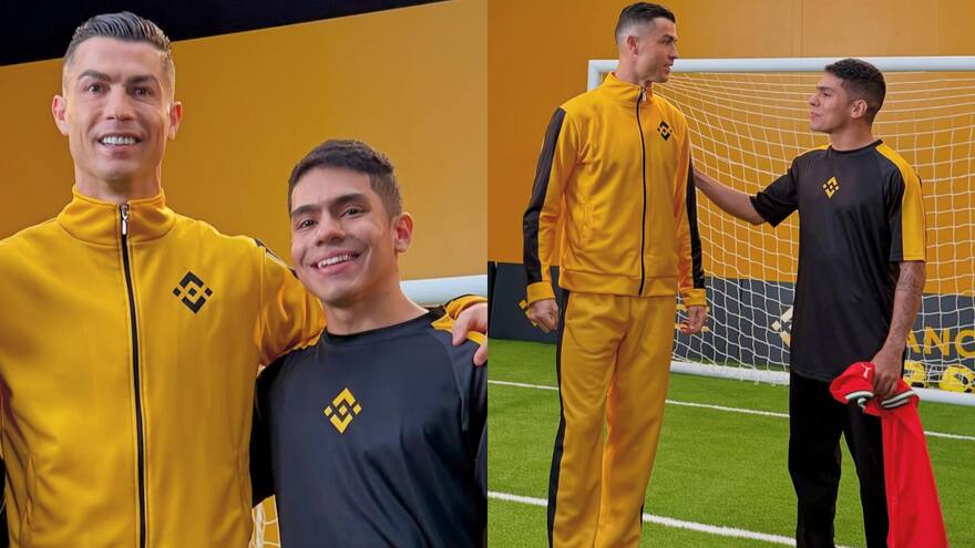 Conozca al freestyler antioqueño que le regaló la camiseta de Colombia a Cristiano Ronaldo