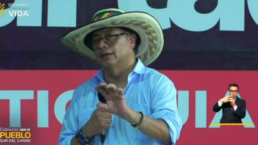 Presidente Petro sobre una posible negociación con el Clan del Golfo