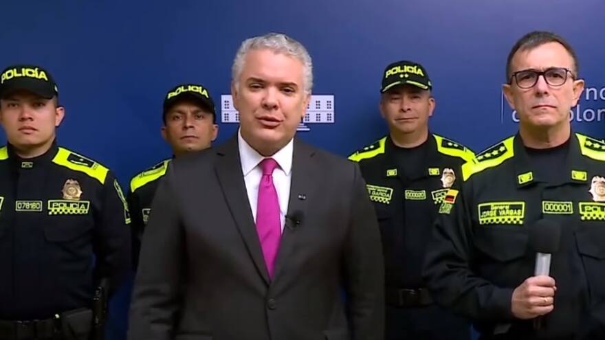 Presidente Iván Duque anunció el nuevo salario para policías