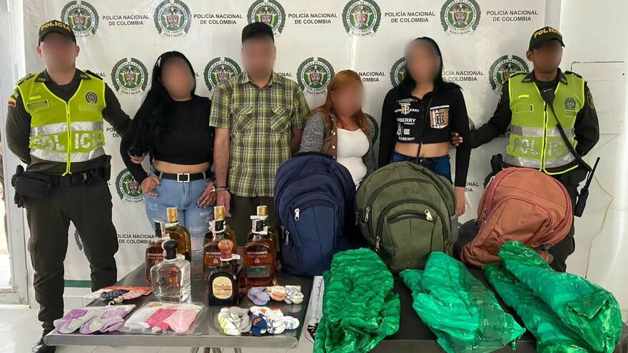 Capturaron en Montería a cuatro personas implicadas en un hurto