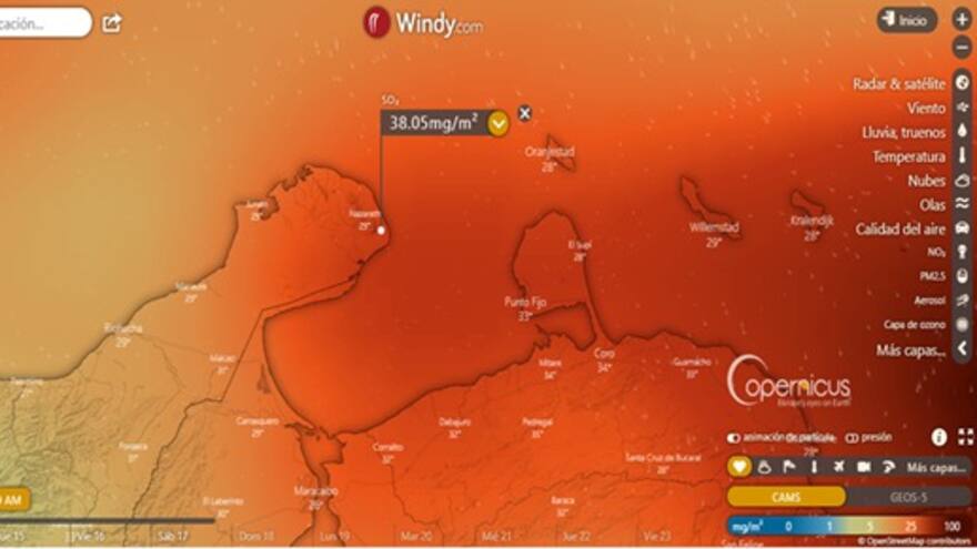 Recomendaciones para protegerse de la nube de dióxido de azufre