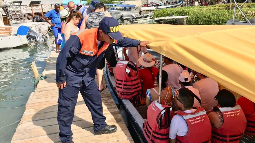 Dimar adelanta controles a embarcaciones en San Andrés para la Semana Santa