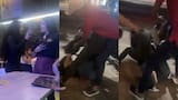 Video: pelea en restaurante por presunta infidelidad se hace viral en redes sociales