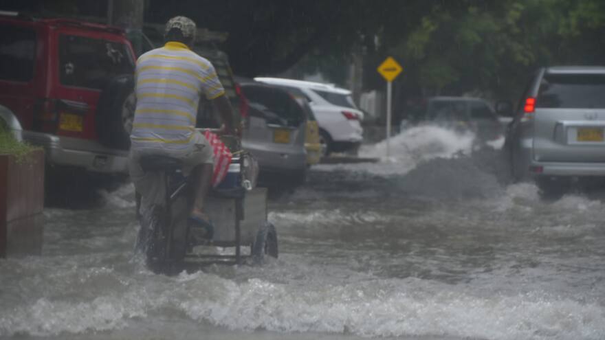 Llovió con brisa y tormentas eléctricas en el área metropolitana de B/quilla