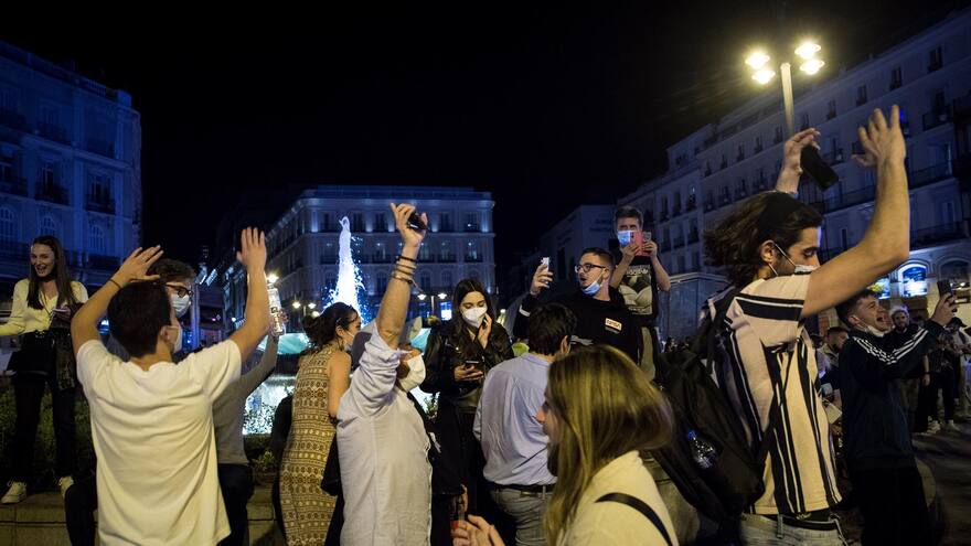 España celebra anuncio de fin de estado de alarma