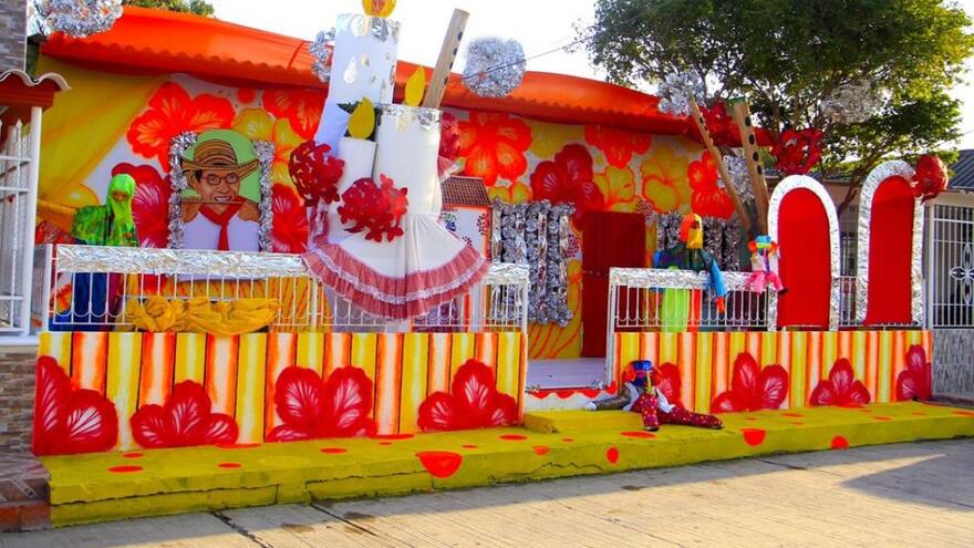 Carnaval 2023: ‘‘Carroza la Rebuscona’ en el barrio Las Nieves es elegida la casa con mejor fachada