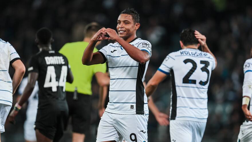 Luis Muriel regresó al gol en el partido de Atalanta frente al Sturm Graz por la UEFA Europa League