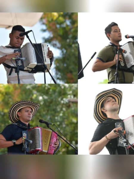 Los seis finalistas a la Categoría Acordeón Profesional del 59º Festival de la Leyenda Vallenata