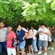 Largas filas en El Pueblito por demoras en el ingreso a las mesas de votación