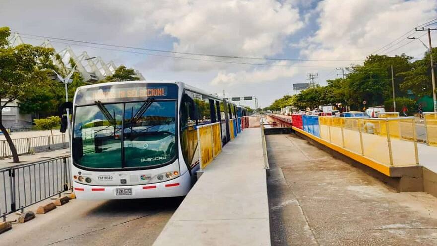 Transmetro habilita plataforma especial frente al Metropolitano