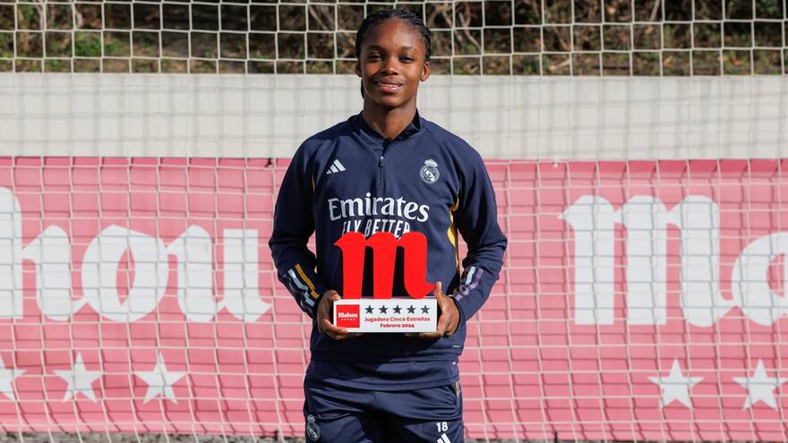 Linda Caicedo gana premio a mejor jugadora del Real Madrid en febrero
