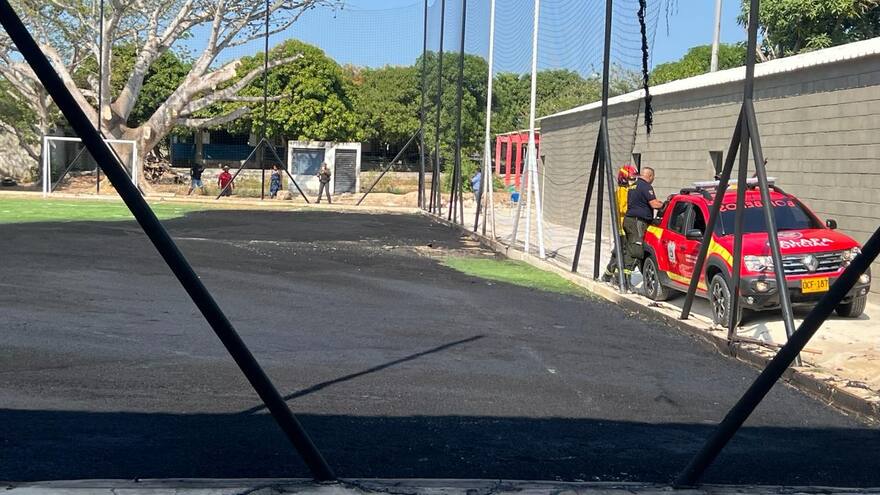 Provocan incendio en colegio de Galapa