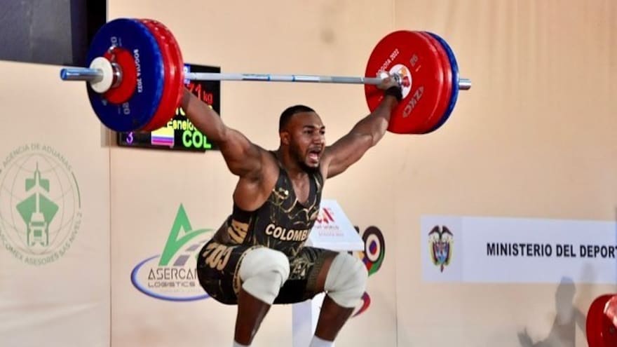 Mundial de Pesas: el colombiano Jhor Moreno ganó tres medallas de bronce