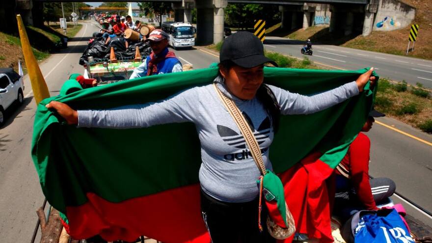 Minga indígena llegó a Bogotá, ¿qué le reclama al presidente?