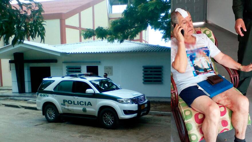 En medio de un atraco hieren al párroco de la Iglesia de Santo Tomás