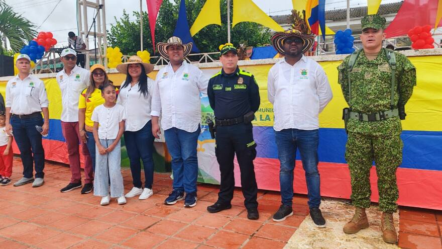 En Marialabaja, Bolívar, conmemoraron el Día de la Batalla de Boyacá