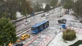 Video: así se vio la granizada en Bogotá que cubrió calles y paralizó la movilidad en varias zonas