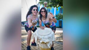 Un dueto que lleva los tambores del Caribe por el mundo