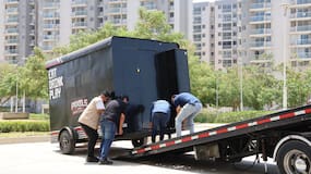 13 containers fueron incautados por invasión al espacio público en Ciudad Mallorquín, Puerto Colombia
