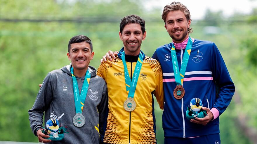 Juegos Panamericanos 2023: el colombiano Walter Vargas, oro en la contrarreloj de ciclismo