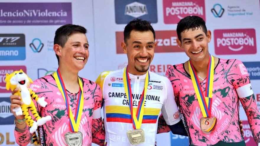 Daniel Martínez se coronó como campeón colombiano de contrarreloj individual