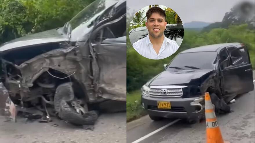 El acordeonero Nicolás White sufrió choque en la vía Barranquilla-Santa Marta