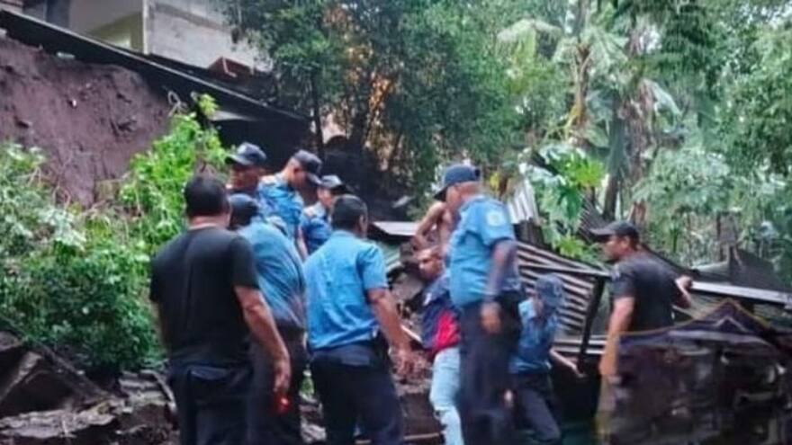 Cuatro miembros de una familia mueren en un derrumbe en Nicaragua