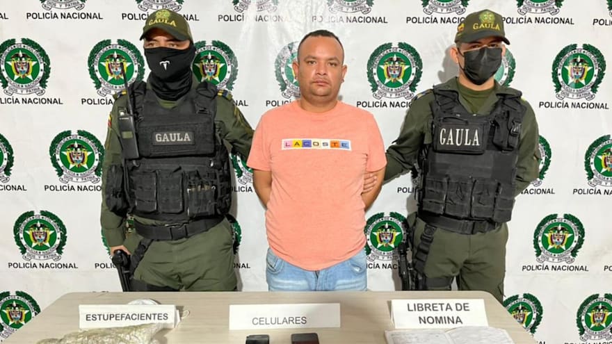 A la cárcel alias Kevin Cara Cortada, presunto miembro de los ‘Rastrojos Costeños’