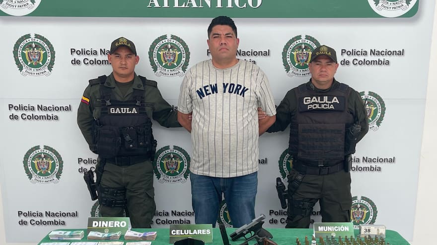 Capturan a presunto ‘Isleño’ luego de cobrar una extorsión en Sabanalarga, Atlántico
