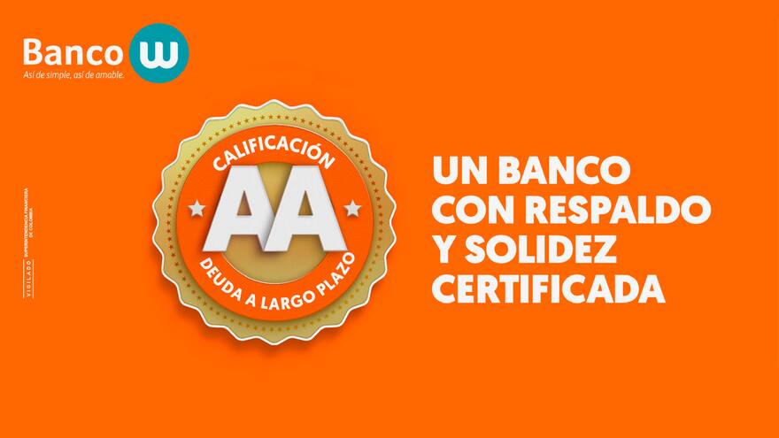 Banco W mejora su calificación de deuda a largo plazo; ahora es AA