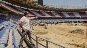 Con 700 trabajadores avanzan las obras en el estadio Metropolitano