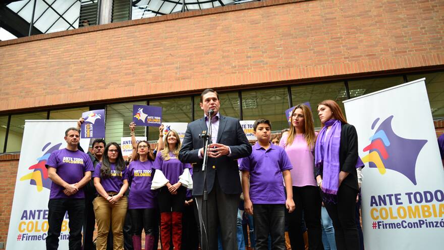 Pinzón invita a los partidos a ser parte de ‘Ante todo Colombia’
