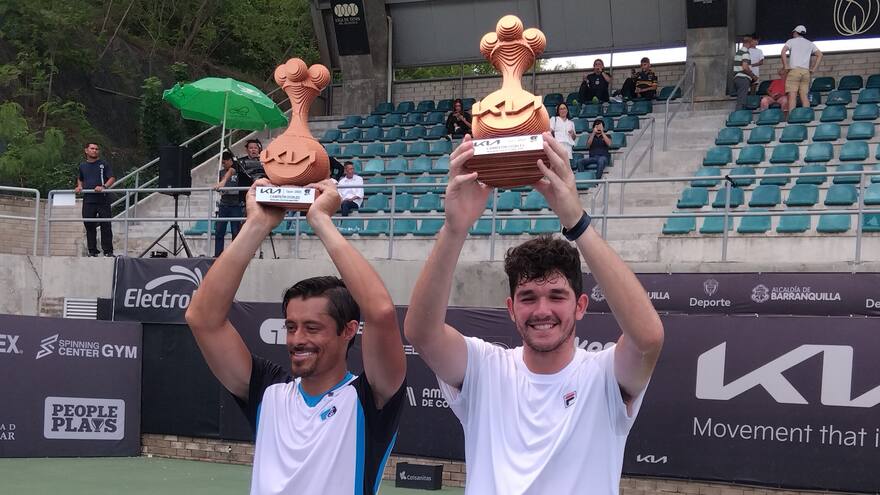 El colombiano Cristian Rodríguez alcanza el título de dobles en el Challenger de Barranquilla