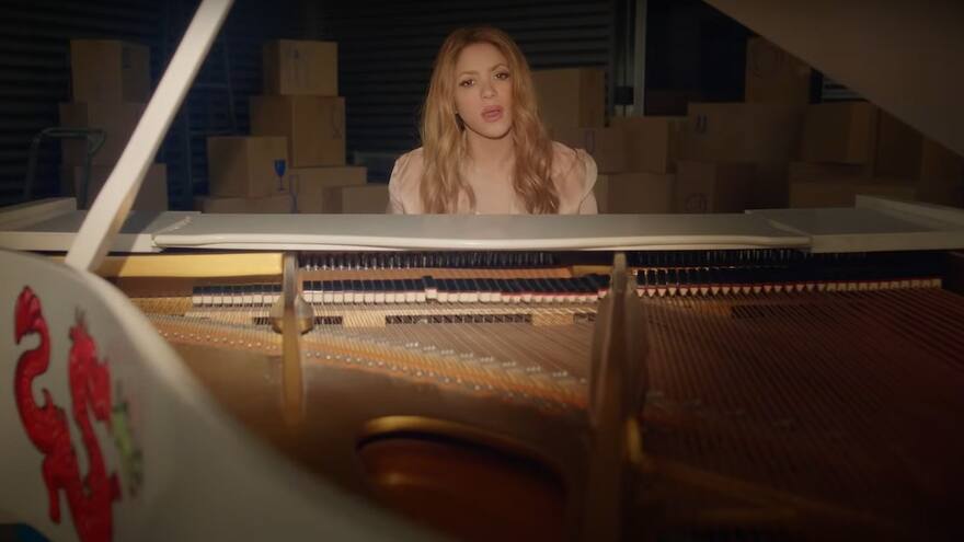 Shakira lanza sus hijos al canto