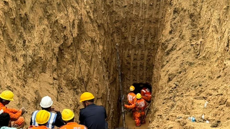 Intentan rescatar niño de seis años atrapado en un pozo por más de 24 horas