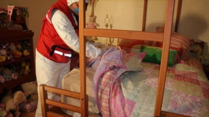 Paulette, la niña que desapareció y hallaron muerta debajo de su colchón