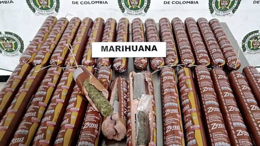 Hallan cargamento de ‘narcosalchichón’ en vuelo a San Andrés