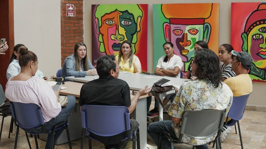 Con el gremio cultural construyen identidad del SETP en Sincelejo