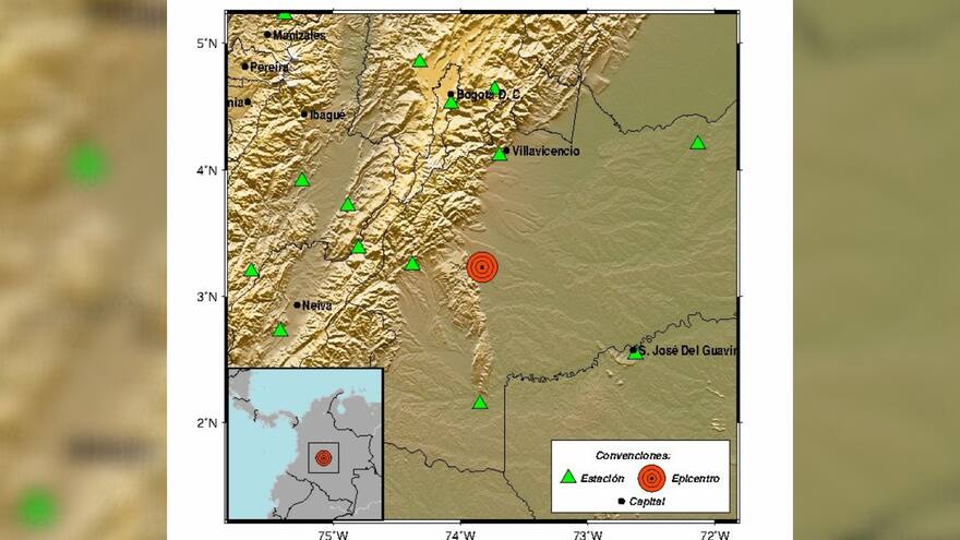 Fuerte sismo de 5.2 grados sacudió varias regiones de Colombia la noche de este jueves 29 de junio