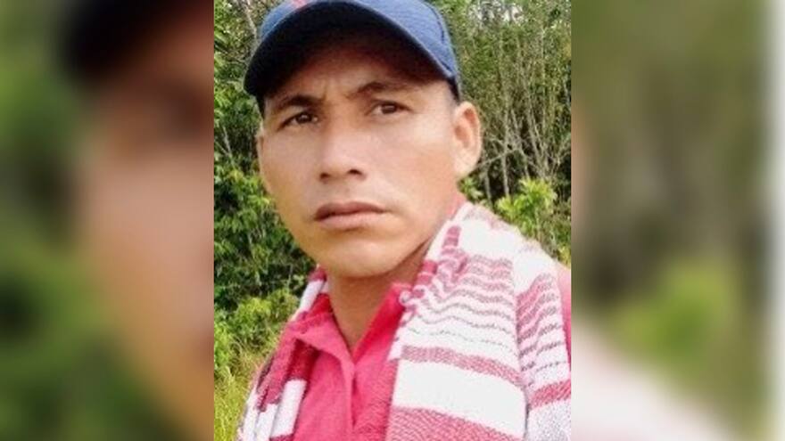 Asesinato de líder social: hallan cuerpo sin vida de Fabinson Ducuara Barreto, quien había desaparecido en Caquetá
