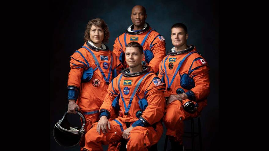Nasa elige a los cuatro tripulantes que volverán a la Luna después de 50 años